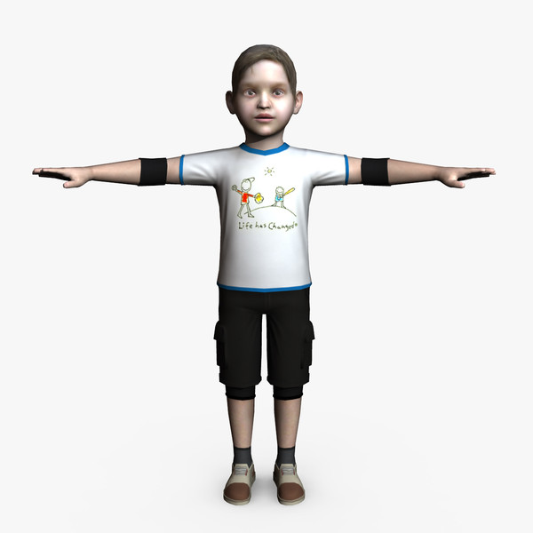 child male 01 3d ma - Child Male 01... by ignisfatuus